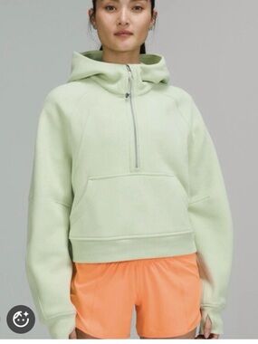 LULULEMON Scuba Oversized hoodie Half Zip cropped